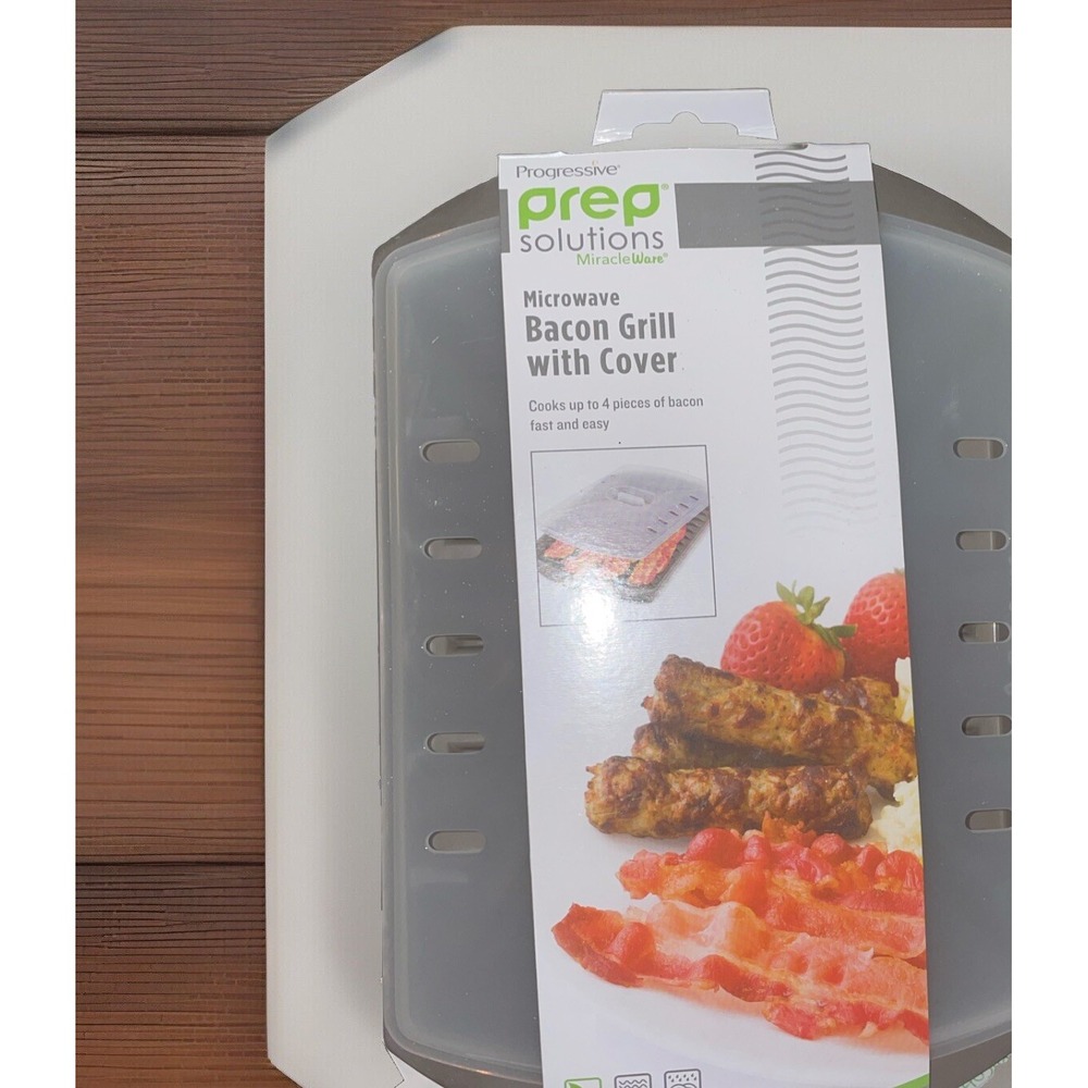 Progressive Prep Solutions MiracleWare‎ Microwave Bacon Grill Cover PS-76LIDGY